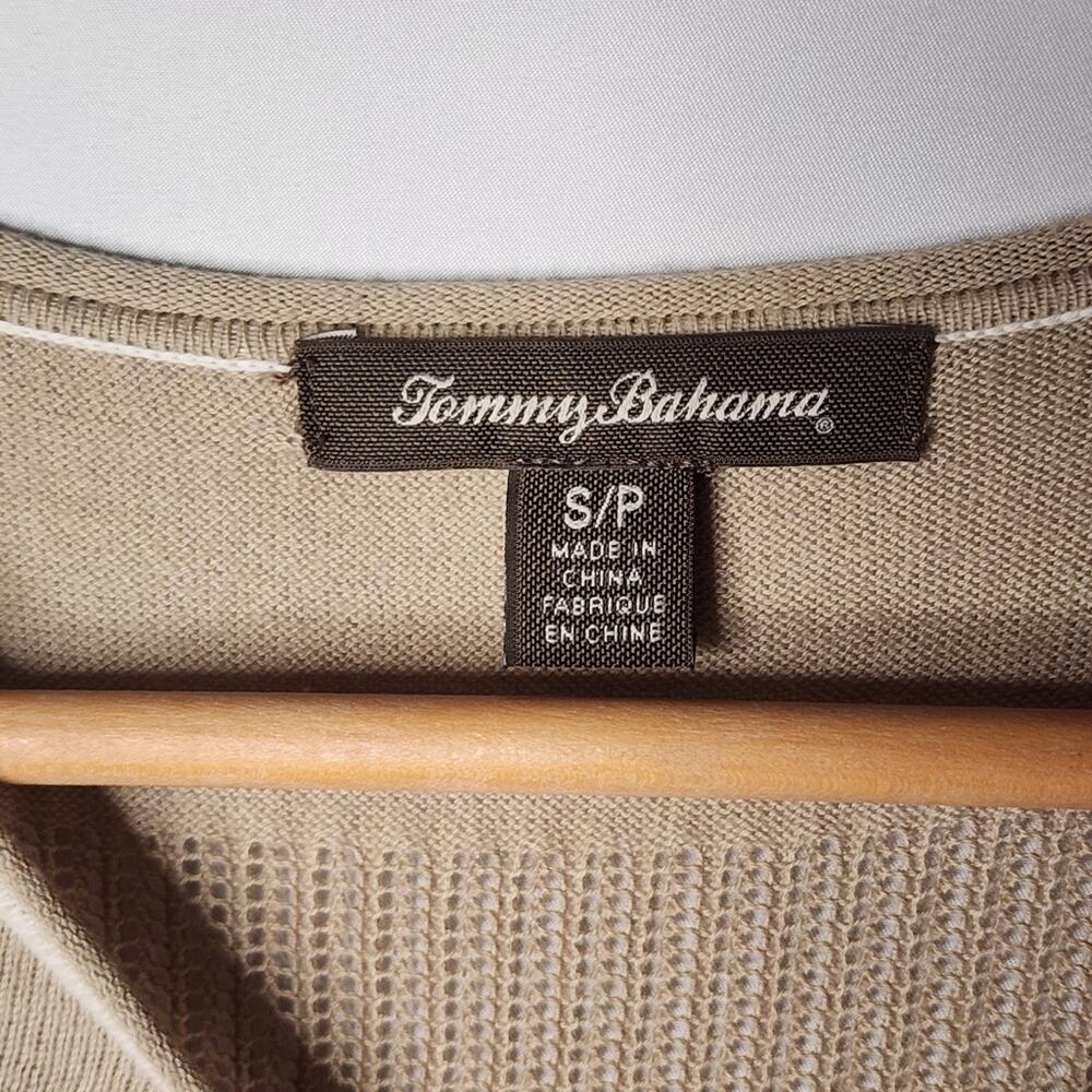 Tommy Bahama Tan Knit Sweater Top Women's Size Small - Picture 4 of 4